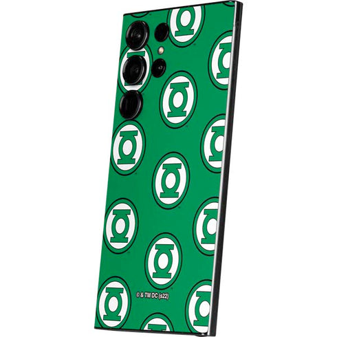 DC Comics Green Lantern Logo Pattern Galaxy S25 Ultra Skin